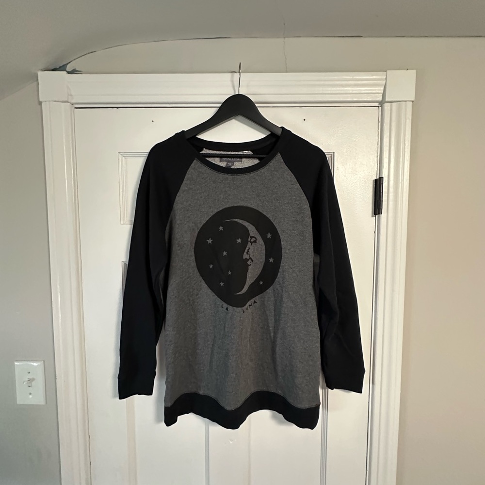 Kendall & Kylie Black and Gray Sweatshirt